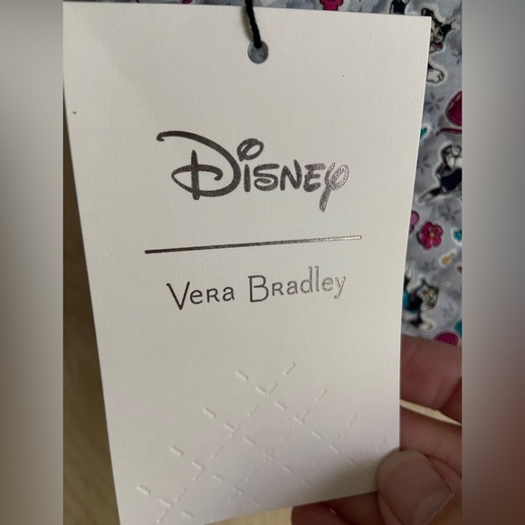 Vera Bradley Disney Triple Zip Hipster Playful Figaro Cat Crossbody Bag, NWT - Picture 3 of 8